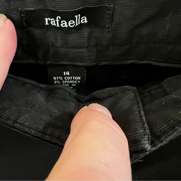 Rafaella Women’s Black Jeans (Size 14) - Picture 4 of 4